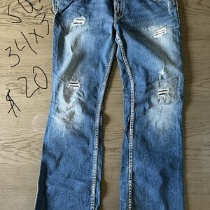 Silver Suki Bootcut Distressed Jeans